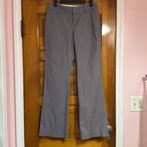 Banana Republic Martin Grey Flared Dress Pants Women’s US 4 Regular